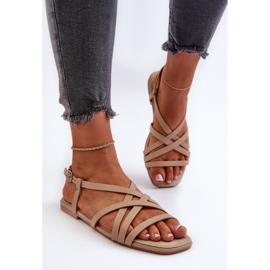 Step in style Sandales Modèle Big Star NN274012 Beige - Entrez avec style 3