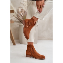Step in style Bottes Modèle S.Barski HY42-081 Camel - Entrez avec style brun 2