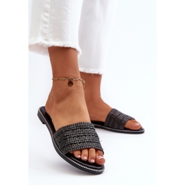 Step in style Sandale Tongs Modèle Radians WS9038 Noir - Entrez avec style le noir 1