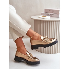 Step in style Mocassins Modèle Chebello 4369 Or - Entrez avec style jaune 2