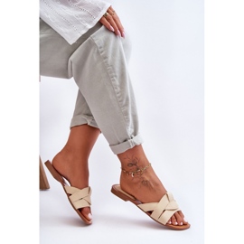 Step in style Sandale Tongs Modèle Aversa W-112 Beige - Entrez avec style 2