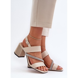 Step in style Sandales Modèle Da MR38-549 Beige - Entrez avec style 1