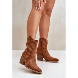 Step in style Bottes Modèle Narinae CHC359 Camel - Entrez avec style brun 1
