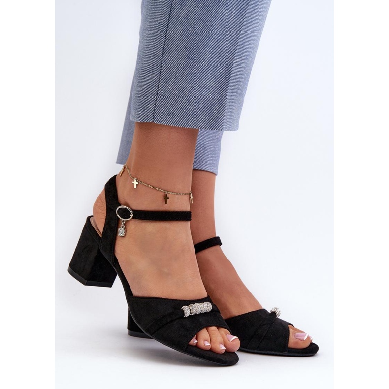 Step in style Sandales Modèle Narhi 20241 Noir - Entrez avec style le noir 1