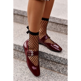Step in style Ballerines Modèle Azirae 6689 Bordo - Entrez avec style rouge 1