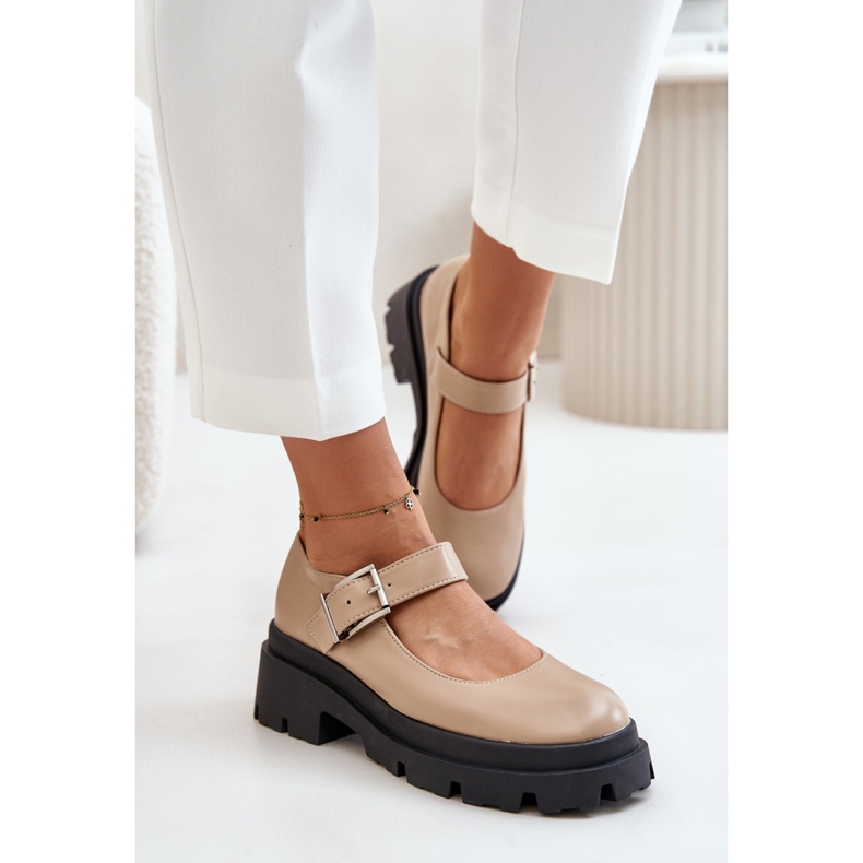 Step in style Chaussures Modèle Plikuria 1813 Beige - Entrez avec style 1