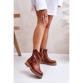 Step in style Bottes Modèle Lewski 3610 Cuir Marron - Entrez avec style brun 1