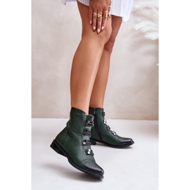 Step in style Bottes Modèle Evalith ASA62-30 Vert - Entrez avec style 1