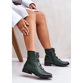 Step in style Bottes Modèle Evalith ASA62-30 Vert - Entrez avec style 3