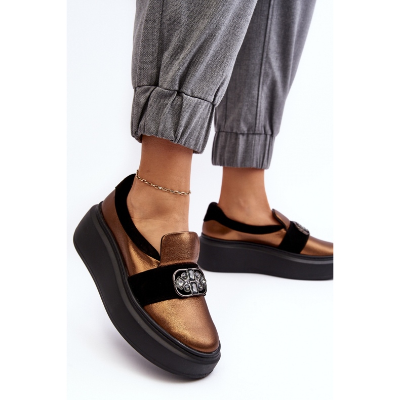 Step in style Chaussures Modèle Laura Messi 2697/744-300 Or - Entrez dans le style jaune 1