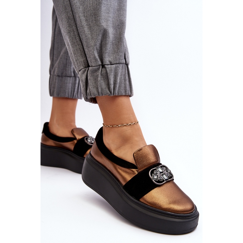 Step in style Chaussures Modèle Laura Messi 2697/744-300 Or - Entrez dans le style jaune 2