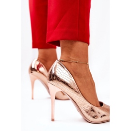 Step in style Talons hauts Modèle Tissoria LY177-4 Rose/Or - Entrez avec style 2