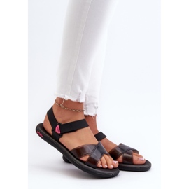 Step in style Sandales Modèle Zaxy JJ285011 Noir - Entrez avec style le noir 1