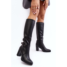 Step in style Bottes Modèle Sendilia KZ103 Noir - Entrez avec style le noir 1