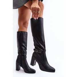 Step in style Bottes Modèle Sendilia KZ103 Noir - Entrez avec style le noir 3