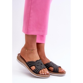 Step in style Sandale Tongs Modèle Inblu BV000037 Noir - Entrez avec style le noir 1