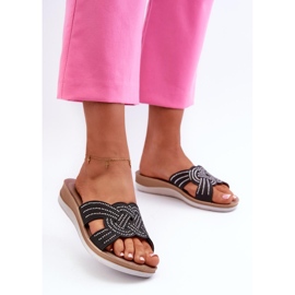 Step in style Sandale Tongs Modèle Inblu BV000037 Noir - Entrez avec style le noir 2