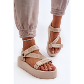 Step in style Sandales Modèle Big Star NN274A528 Beige - Entrez avec style 2