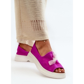 Step in style Sandales Modèle Zazoo 2939 Fuchsia - Entrez avec style rose 2