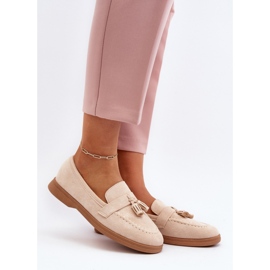 Step in style Mocassins Modèle Dansitu N22-992 Beige - Entrez avec style 1