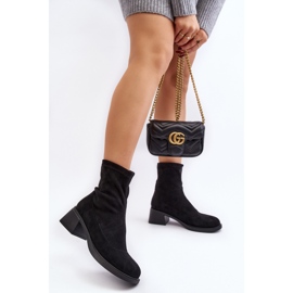 Step in style Bottes Modèle Aphroteia 23BT35-6449 Daim Noir - Entrez avec style le noir 2