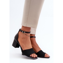 Step in style Sandales Modèle Desvia 8738 Noir - Entrez avec style le noir 1