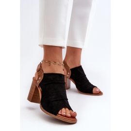 Step in style Sandales Modèle Rosca 24SD35-7184 Noir - Entrez avec style le noir 2
