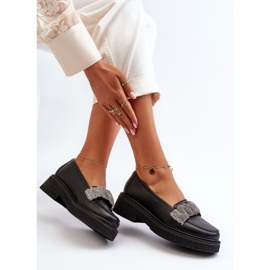 Step in style Mocassins Modèle Zazoo 3419 Cuir Noir - Entrez avec style le noir 2