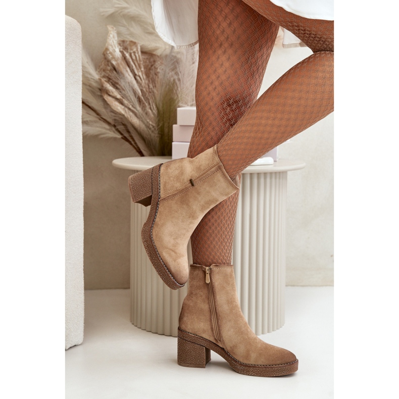Step in style Bottes Modèle Arkesia KE219 Beige - Entrez avec style 1