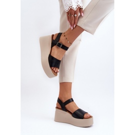 Step in style Sandales Modèle Geferia PS18 Noir - Entrez avec style le noir 2