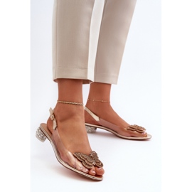Step in style Sandales Modèle Da MR38-388 Or Rose - Entrez avec style 1