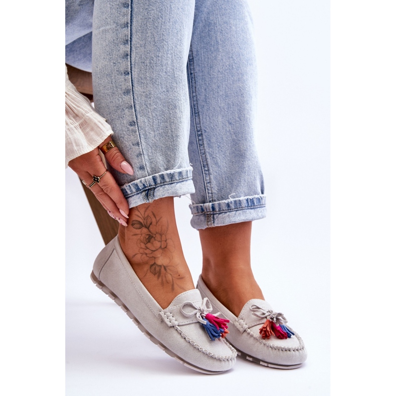 Step in style Mocassins Modèle Dorine GS37 Gris - Entrez avec style 1