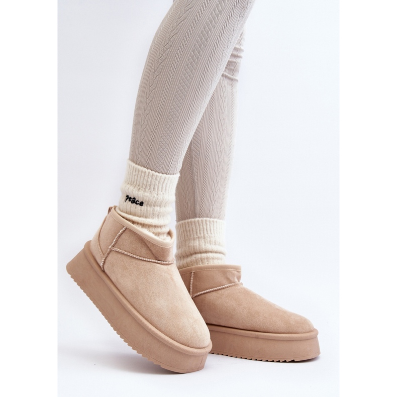 Step in style Bottes de neige Modèle Caliksa UA-1855 Beige - Entrez avec style 1
