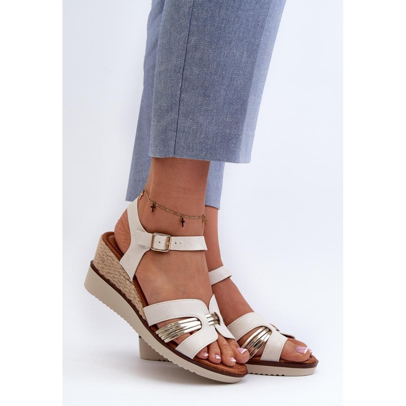 Step in style Sandales Modèle Starlenna 24SD98-7146 Or - Entrez avec style jaune 1