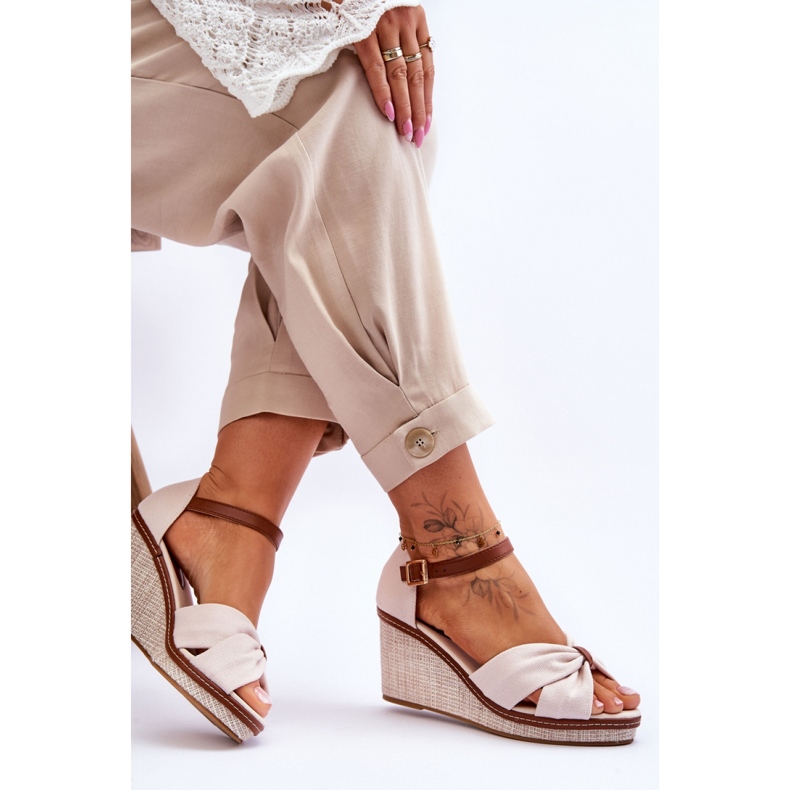 Step in style Sandales Modèle Daphné M338 Beige Clair - Entrez avec style 2