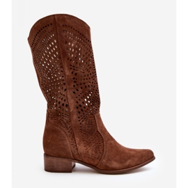 Step in style Bottes Modèle Zazoo 3305/P Marron Daim - Entrez avec style brun 3