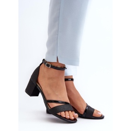Step in style Sandales Modèle Ploemis 20244 Noir - Entrez avec style le noir 1