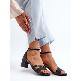 Step in style Sandales Modèle Ploemis 20244 Noir - Entrez avec style le noir 2