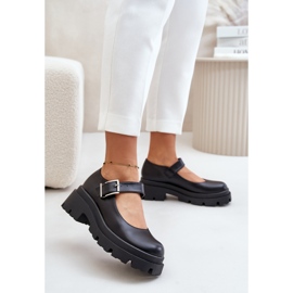Step in style Chaussures Modèle Plikuria 1813 Noir - Entrez avec style le noir 1