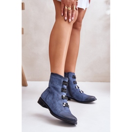 Step in style Bottes Modèle Evalith ASA62-30 Bleu - Entrez avec style 1