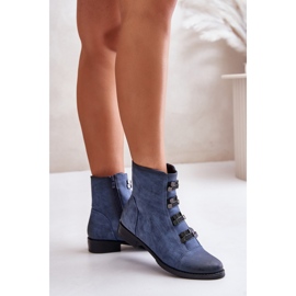 Step in style Bottes Modèle Evalith ASA62-30 Bleu - Entrez avec style 2
