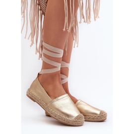 Step in style Espadrilles Modèle Ismanne B-727 Or - Entrez avec style jaune 1