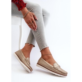 Step in style Mocassins Modèle Nestalia 834281 Or - Entrez avec style jaune 2