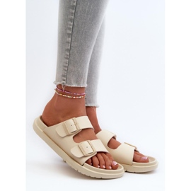 Step in style Sandale Tongs Modèle Big Star NN274A752 Beige - Entrez dans le style 1