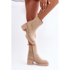Step in style Bottes Modèle Meriluna YK39P Beige Clair - Entrez avec style 2