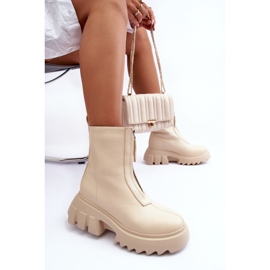 Step in style Bottes Modèle Kusma JJ52P Beige - Entrez avec style 2