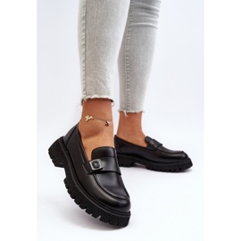 Step in style Mocassins Modèle Flanila 62124 Cuir Noir - Entrez avec style le noir 2