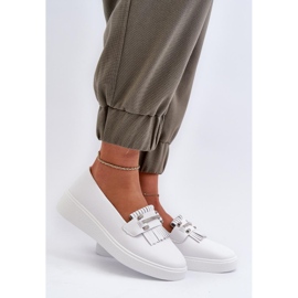 Step in style Mocassins Modèle S.Barski LR590 Blanc - Entrez avec style blanche 1