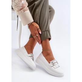 Step in style Mocassins Modèle S.Barski LR590 Blanc - Entrez avec style blanche 2