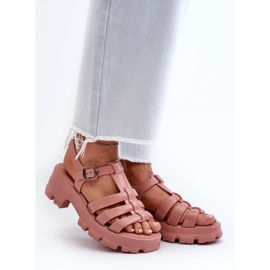 Step in style Sandales Modèle Zaxy NN285038 Dirty Pink - Entrez avec style rose 1